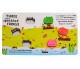 Five Little Speckled Frogs Board Book with 5 silicone shapes